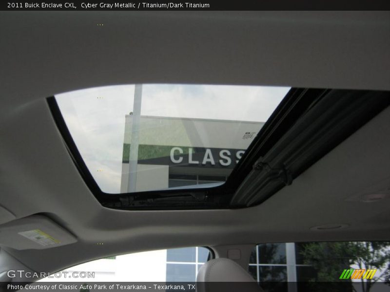 Cyber Gray Metallic / Titanium/Dark Titanium 2011 Buick Enclave CXL