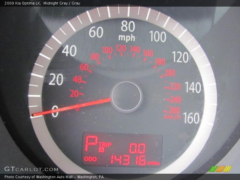 Midnight Gray / Gray 2009 Kia Optima LX