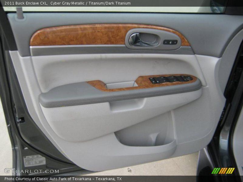 Cyber Gray Metallic / Titanium/Dark Titanium 2011 Buick Enclave CXL
