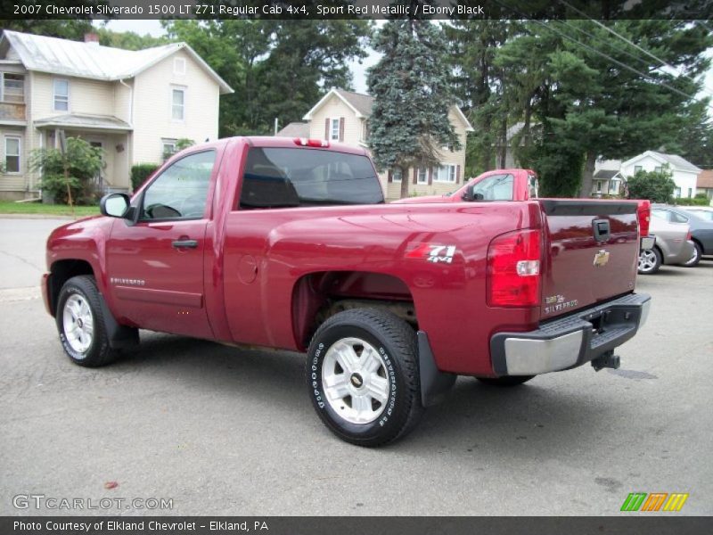 Sport Red Metallic / Ebony Black 2007 Chevrolet Silverado 1500 LT Z71 Regular Cab 4x4