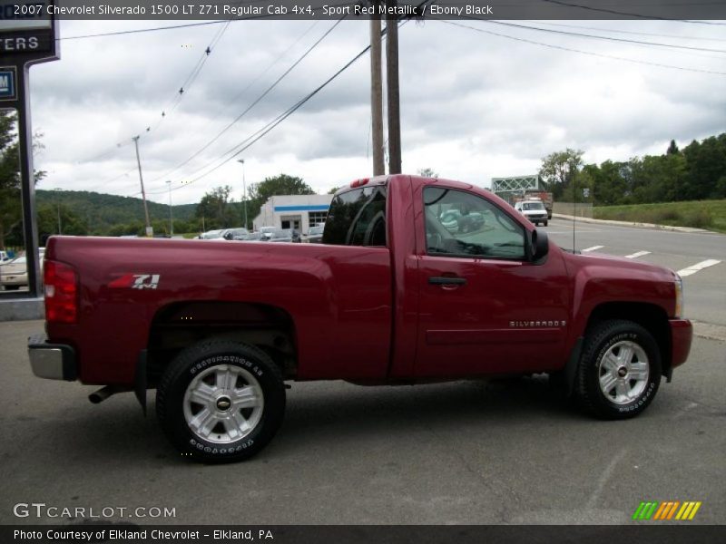 Sport Red Metallic / Ebony Black 2007 Chevrolet Silverado 1500 LT Z71 Regular Cab 4x4