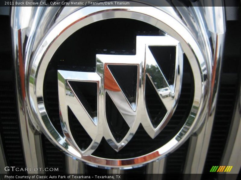 Cyber Gray Metallic / Titanium/Dark Titanium 2011 Buick Enclave CXL