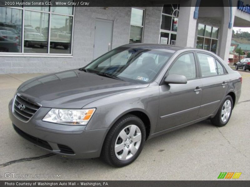 Willow Gray / Gray 2010 Hyundai Sonata GLS