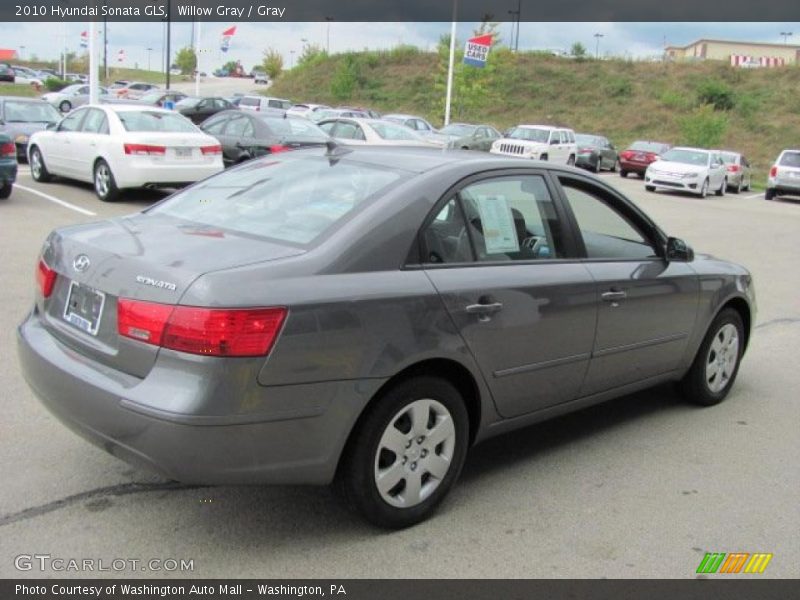Willow Gray / Gray 2010 Hyundai Sonata GLS