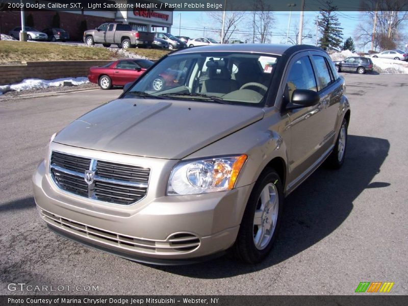 Light Sandstone Metallic / Pastel Pebble Beige 2009 Dodge Caliber SXT