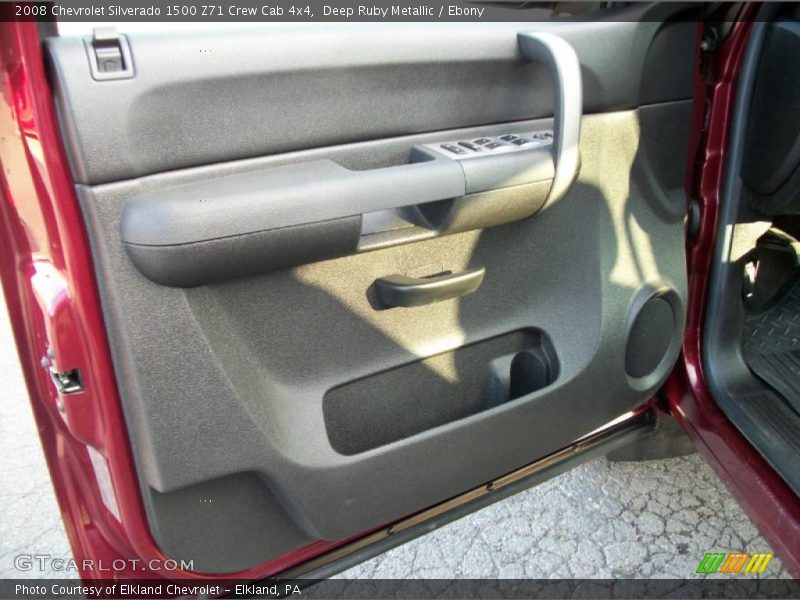 Deep Ruby Metallic / Ebony 2008 Chevrolet Silverado 1500 Z71 Crew Cab 4x4
