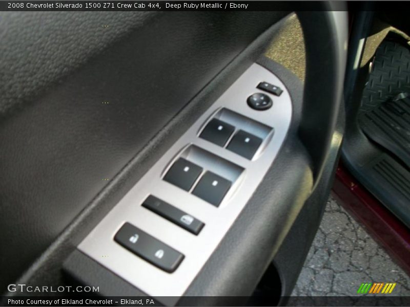 Deep Ruby Metallic / Ebony 2008 Chevrolet Silverado 1500 Z71 Crew Cab 4x4
