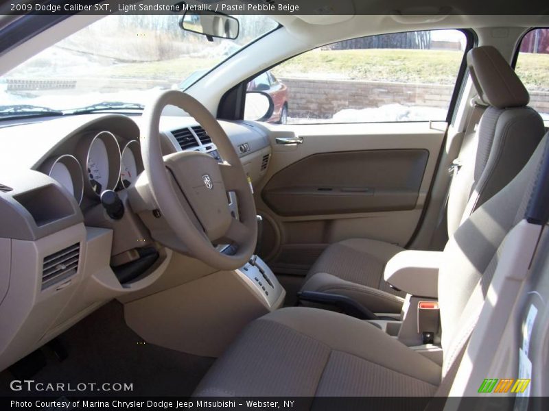Light Sandstone Metallic / Pastel Pebble Beige 2009 Dodge Caliber SXT