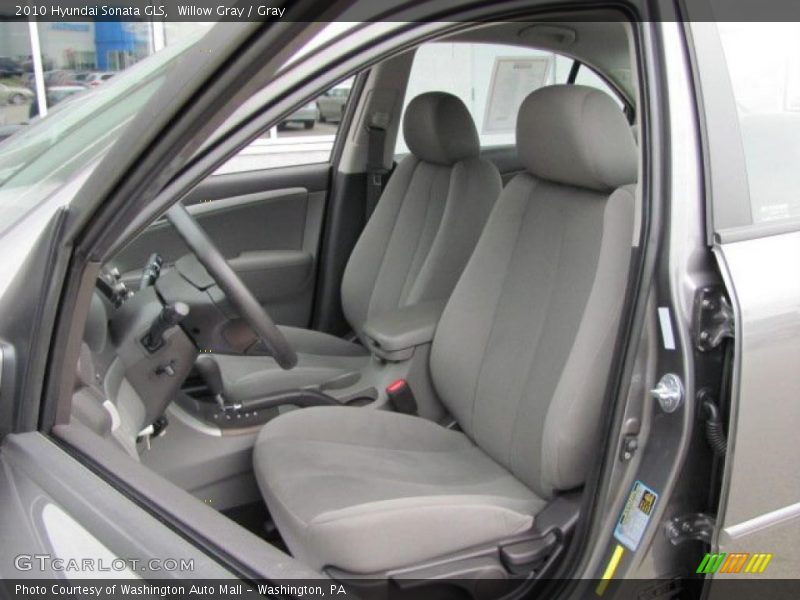 Willow Gray / Gray 2010 Hyundai Sonata GLS