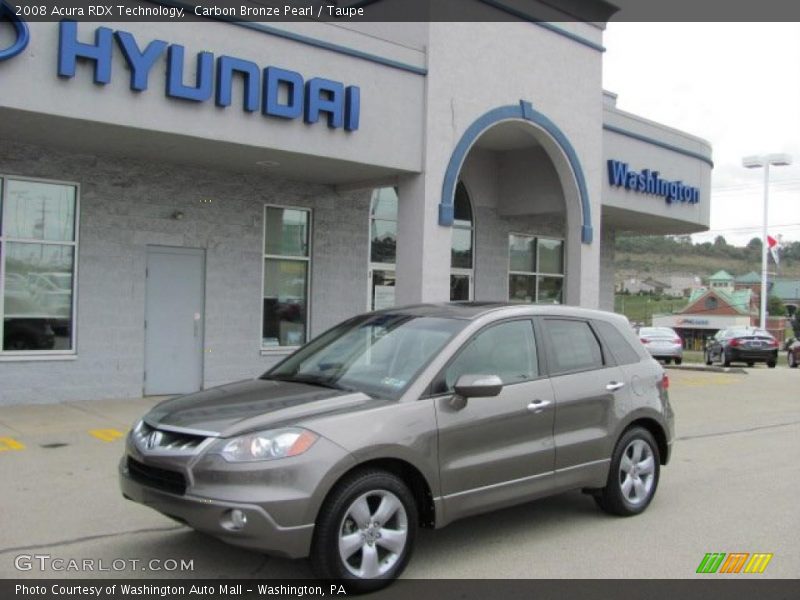 Carbon Bronze Pearl / Taupe 2008 Acura RDX Technology