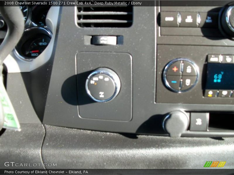 Deep Ruby Metallic / Ebony 2008 Chevrolet Silverado 1500 Z71 Crew Cab 4x4