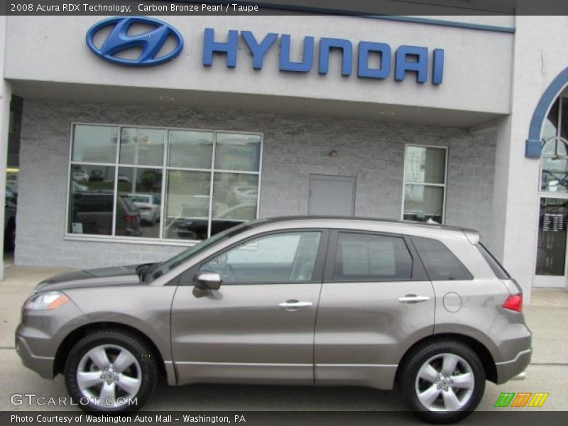 Carbon Bronze Pearl / Taupe 2008 Acura RDX Technology