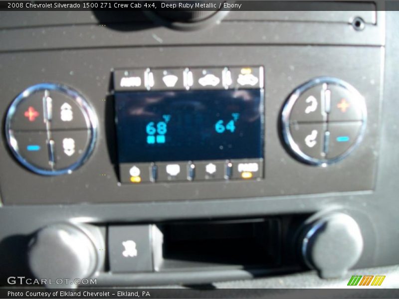 Deep Ruby Metallic / Ebony 2008 Chevrolet Silverado 1500 Z71 Crew Cab 4x4