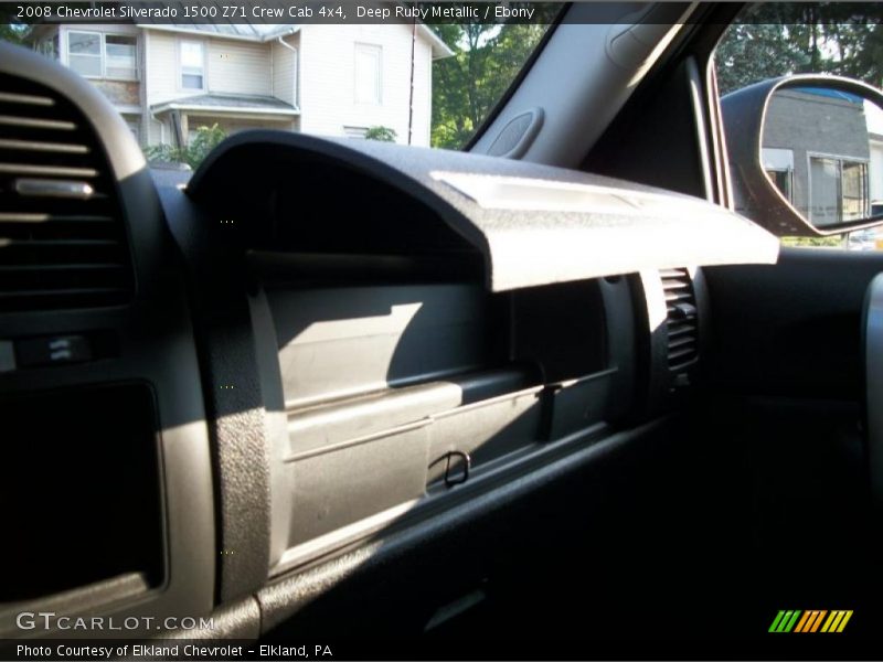 Deep Ruby Metallic / Ebony 2008 Chevrolet Silverado 1500 Z71 Crew Cab 4x4