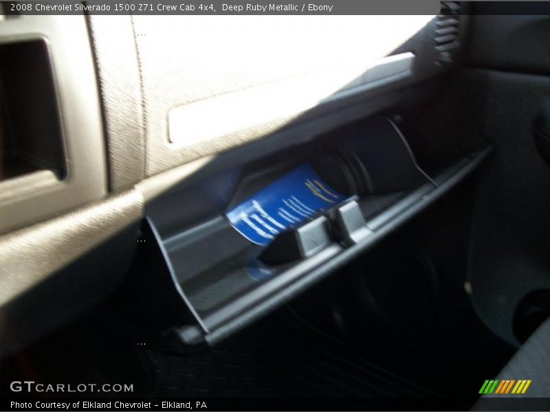 Deep Ruby Metallic / Ebony 2008 Chevrolet Silverado 1500 Z71 Crew Cab 4x4