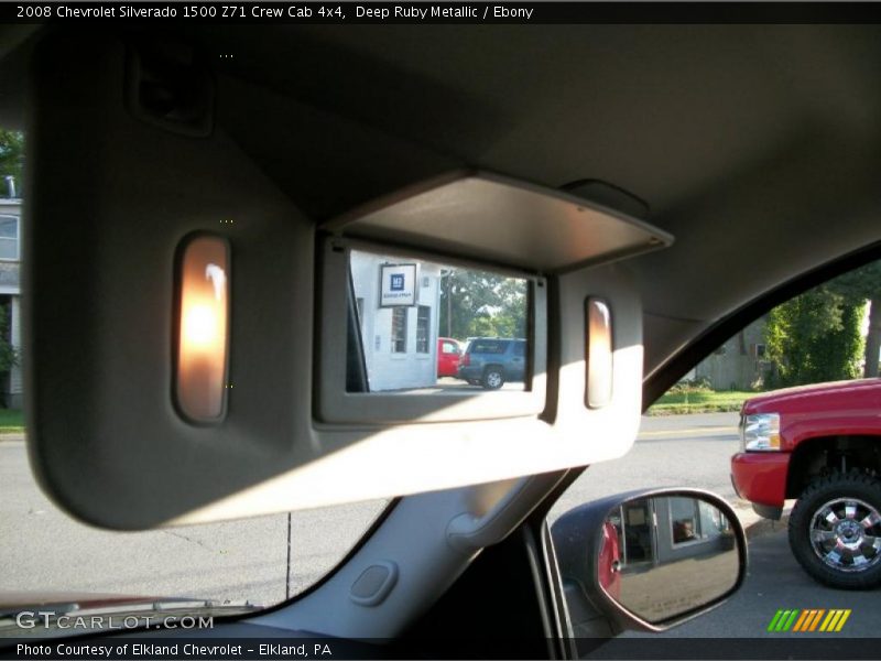 Deep Ruby Metallic / Ebony 2008 Chevrolet Silverado 1500 Z71 Crew Cab 4x4