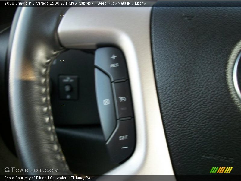 Deep Ruby Metallic / Ebony 2008 Chevrolet Silverado 1500 Z71 Crew Cab 4x4