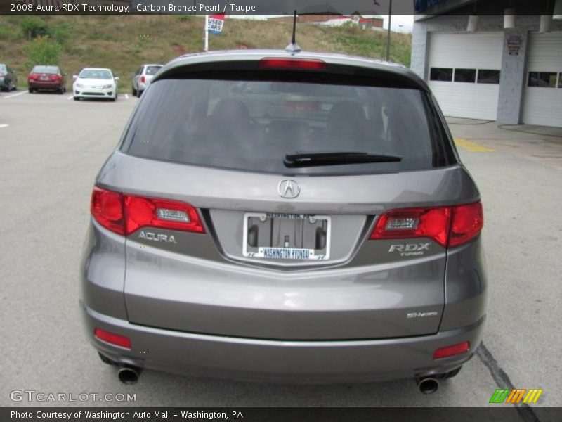 Carbon Bronze Pearl / Taupe 2008 Acura RDX Technology