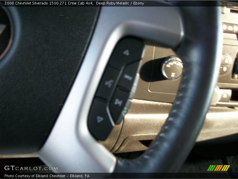 Deep Ruby Metallic / Ebony 2008 Chevrolet Silverado 1500 Z71 Crew Cab 4x4