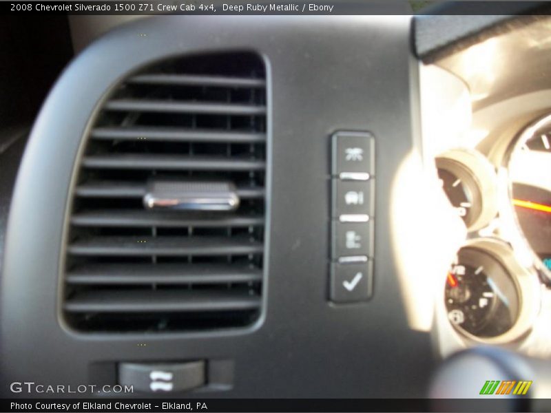 Deep Ruby Metallic / Ebony 2008 Chevrolet Silverado 1500 Z71 Crew Cab 4x4