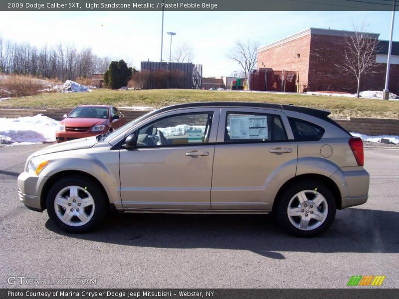 Light Sandstone Metallic / Pastel Pebble Beige 2009 Dodge Caliber SXT