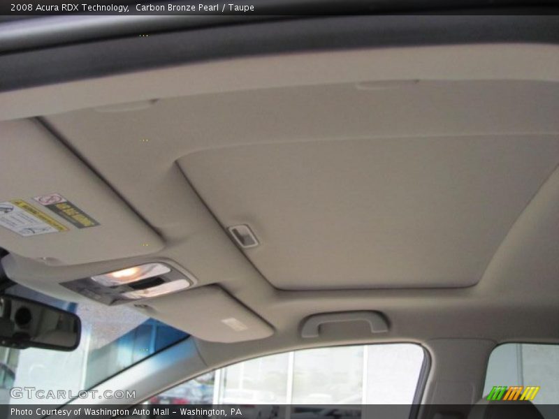 Carbon Bronze Pearl / Taupe 2008 Acura RDX Technology