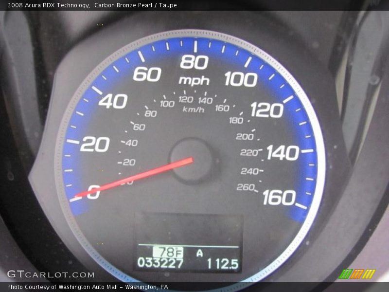Carbon Bronze Pearl / Taupe 2008 Acura RDX Technology