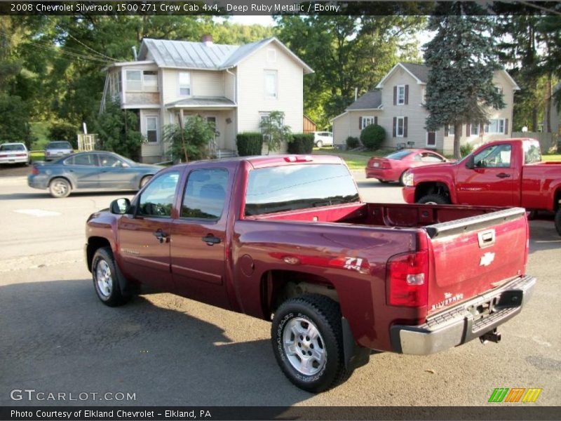 Deep Ruby Metallic / Ebony 2008 Chevrolet Silverado 1500 Z71 Crew Cab 4x4