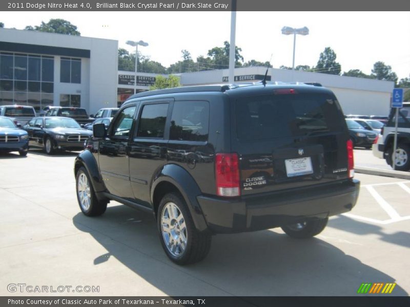 Brilliant Black Crystal Pearl / Dark Slate Gray 2011 Dodge Nitro Heat 4.0