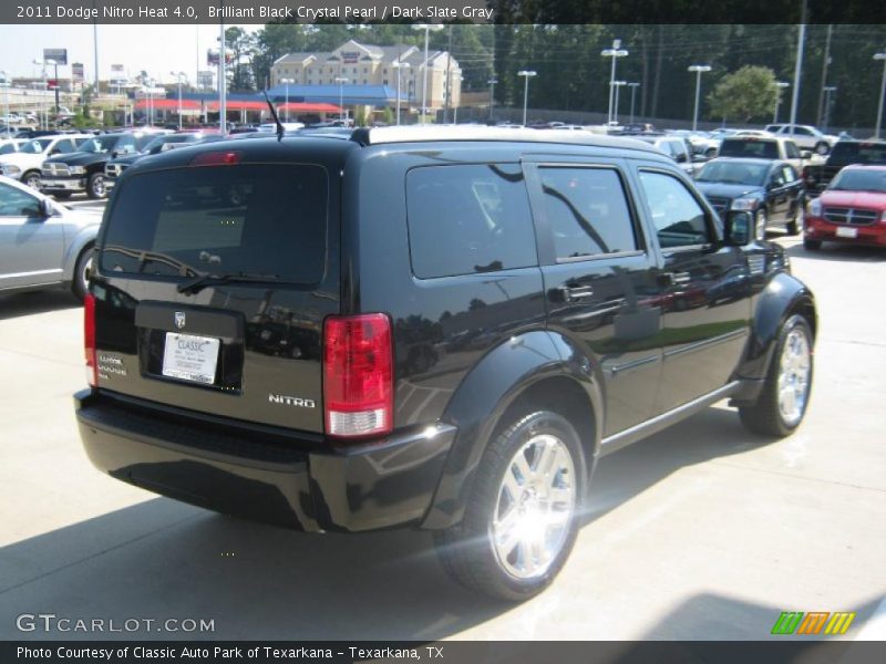Brilliant Black Crystal Pearl / Dark Slate Gray 2011 Dodge Nitro Heat 4.0