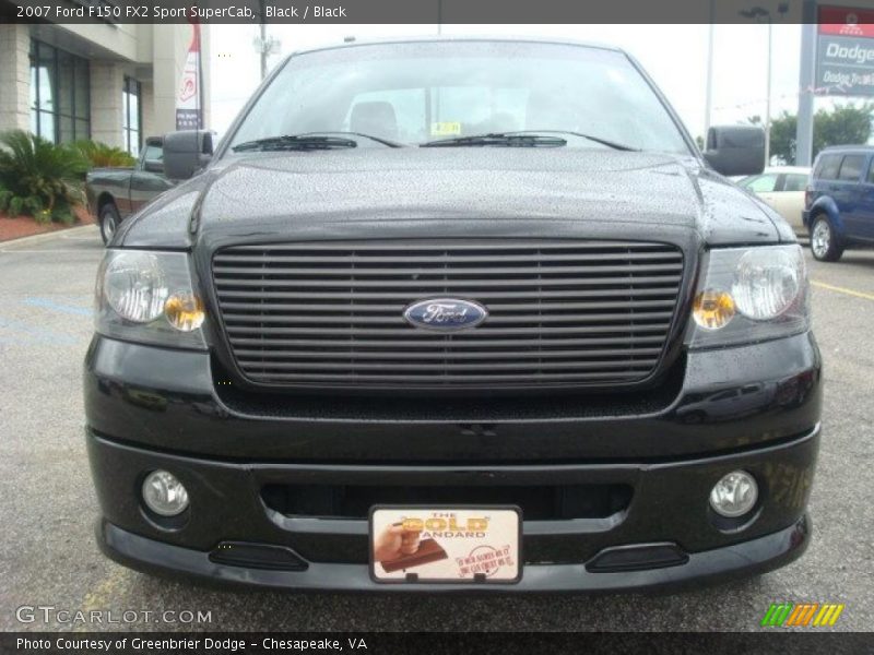 Black / Black 2007 Ford F150 FX2 Sport SuperCab