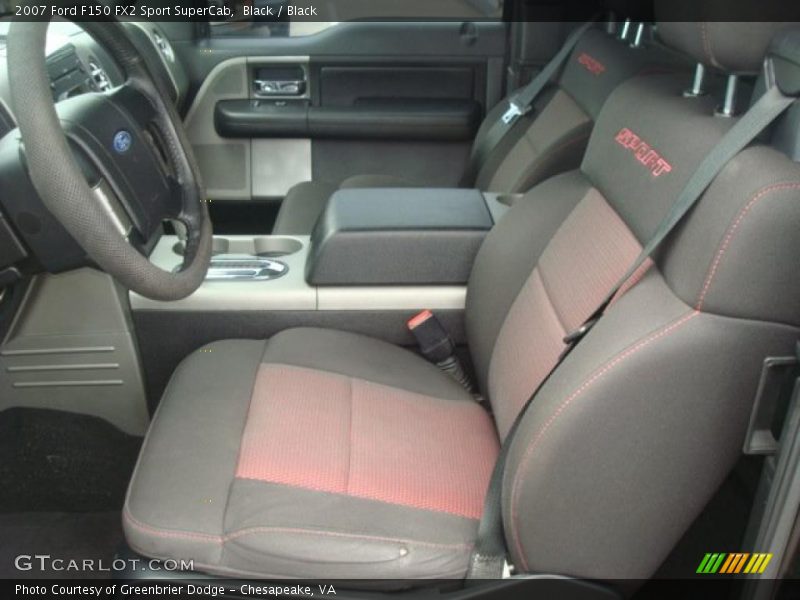 Black / Black 2007 Ford F150 FX2 Sport SuperCab