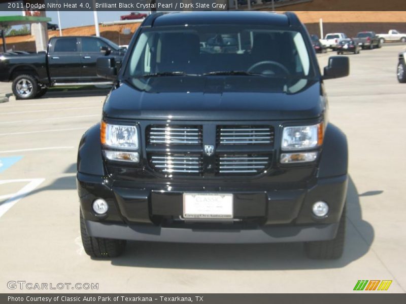 Brilliant Black Crystal Pearl / Dark Slate Gray 2011 Dodge Nitro Heat 4.0