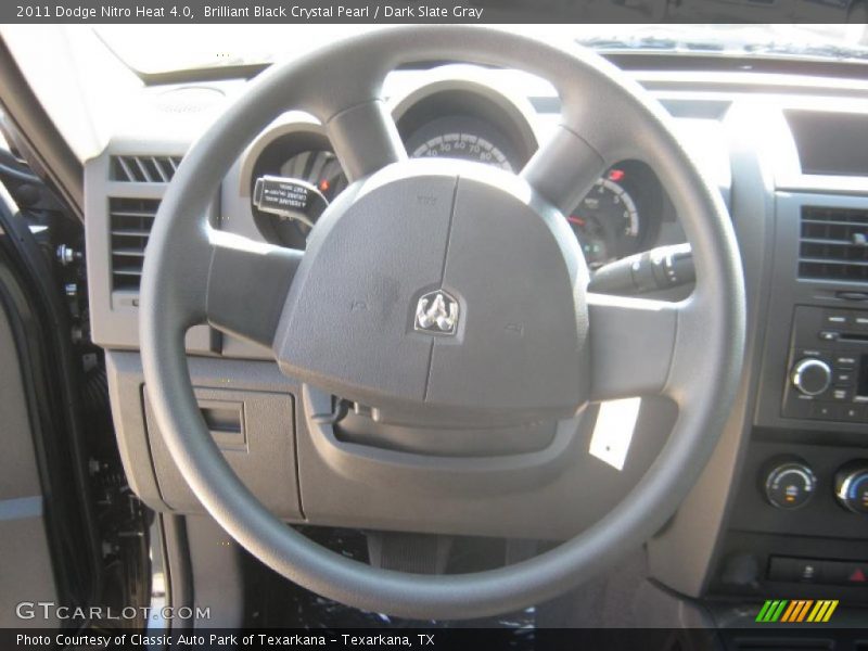 Brilliant Black Crystal Pearl / Dark Slate Gray 2011 Dodge Nitro Heat 4.0