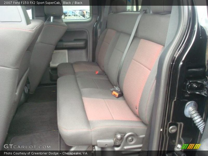 Black / Black 2007 Ford F150 FX2 Sport SuperCab