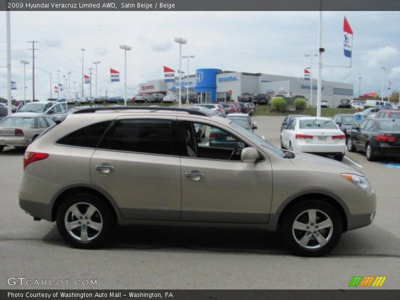 Satin Beige / Beige 2009 Hyundai Veracruz Limited AWD