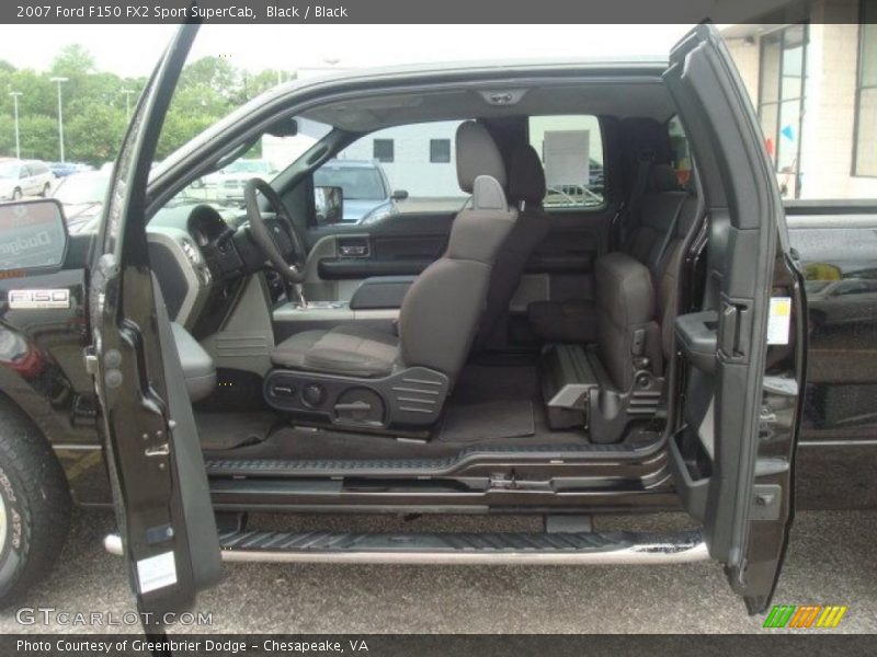 Black / Black 2007 Ford F150 FX2 Sport SuperCab