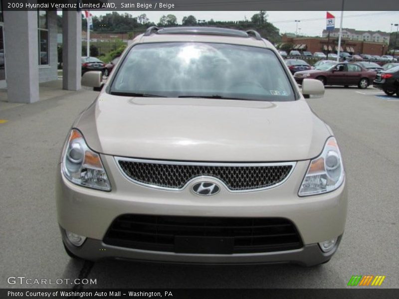 Satin Beige / Beige 2009 Hyundai Veracruz Limited AWD