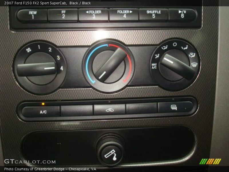 Black / Black 2007 Ford F150 FX2 Sport SuperCab
