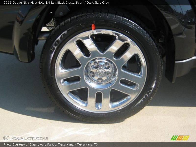 Brilliant Black Crystal Pearl / Dark Slate Gray 2011 Dodge Nitro Heat 4.0