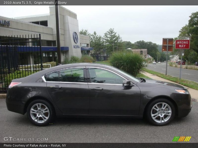 Grigio Metallic / Ebony 2010 Acura TL 3.5