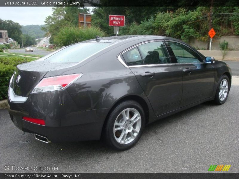 Grigio Metallic / Ebony 2010 Acura TL 3.5