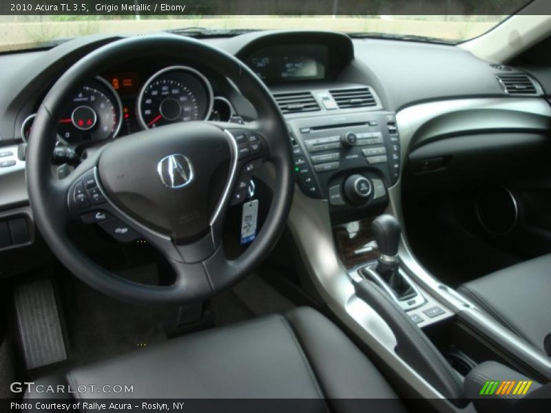 Grigio Metallic / Ebony 2010 Acura TL 3.5