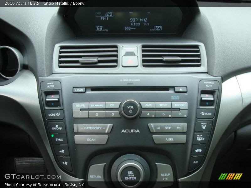 Grigio Metallic / Ebony 2010 Acura TL 3.5