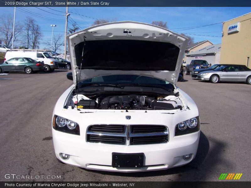 Stone White / Dark Slate Gray 2009 Dodge Charger SXT