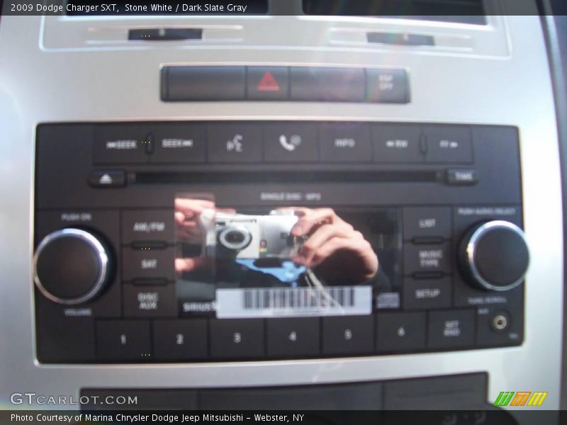 Stone White / Dark Slate Gray 2009 Dodge Charger SXT