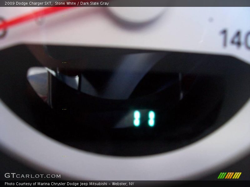 Stone White / Dark Slate Gray 2009 Dodge Charger SXT