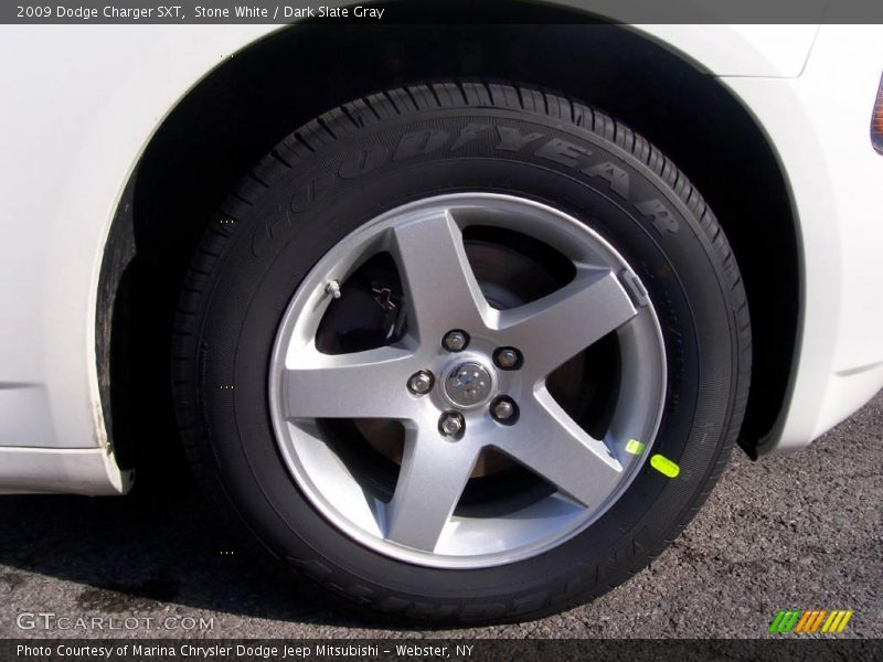 Stone White / Dark Slate Gray 2009 Dodge Charger SXT