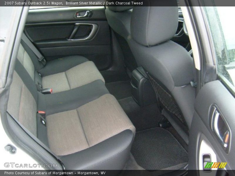 Brilliant Silver Metallic / Dark Charcoal Tweed 2007 Subaru Outback 2.5i Wagon