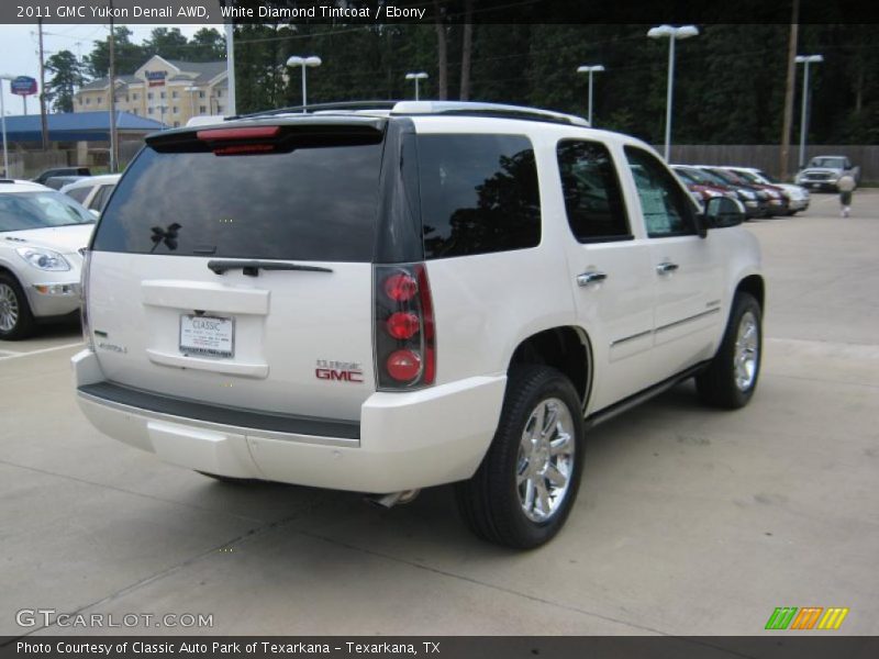 White Diamond Tintcoat / Ebony 2011 GMC Yukon Denali AWD